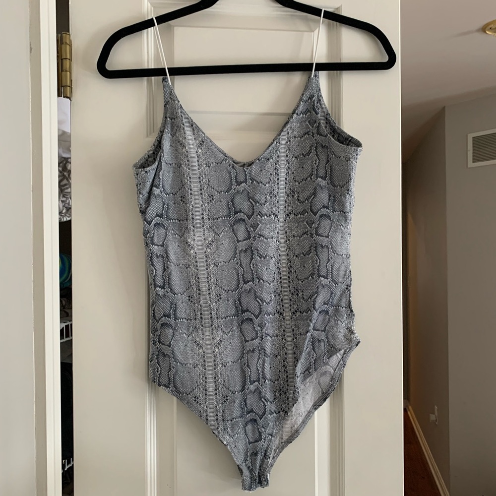 Snake Print Bodysuit